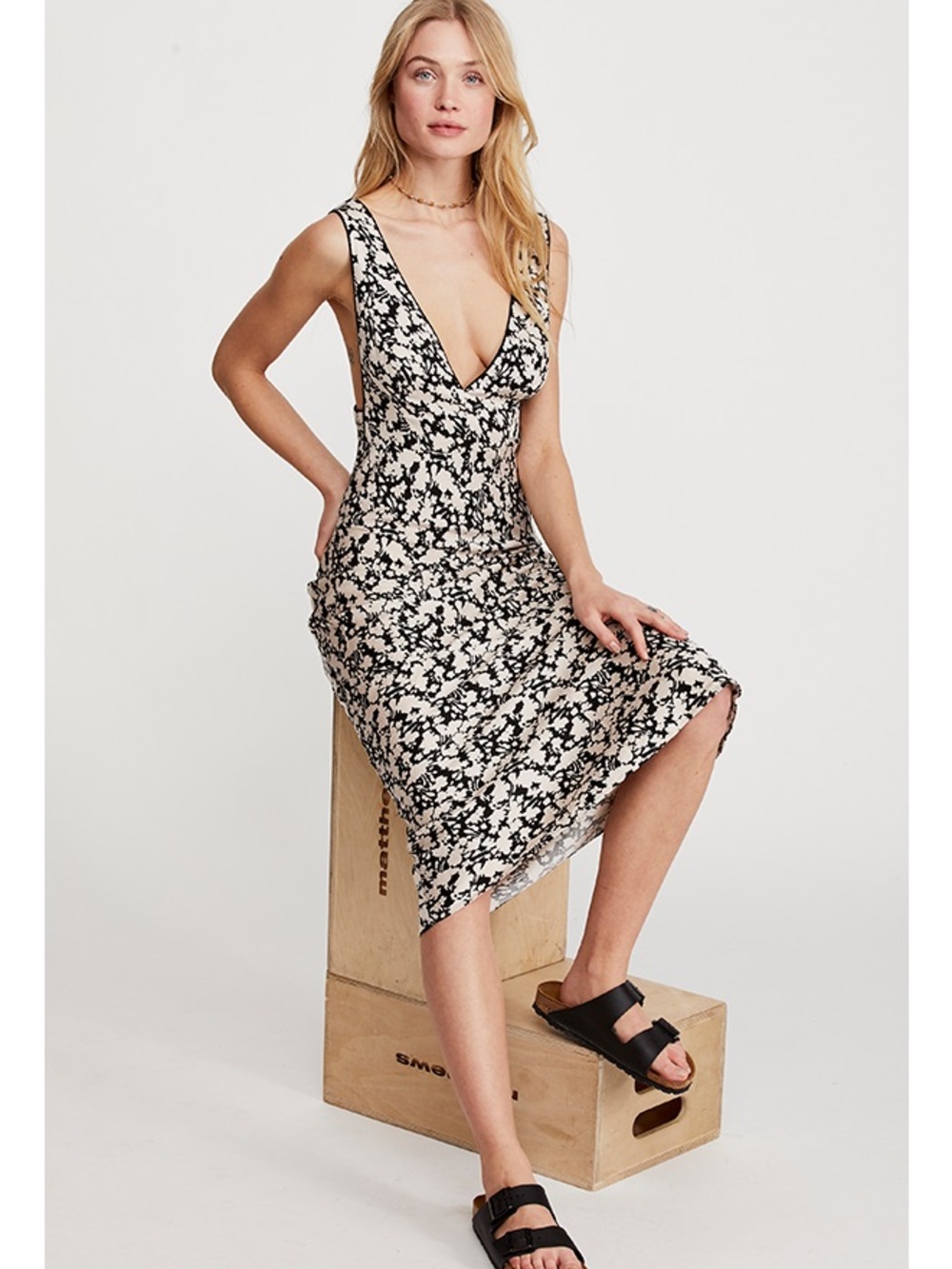 Free People Oh La La Bias Dress NWT
